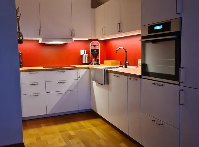 아파트 Silent Seaview Luxury Grasholmen 스타방에르